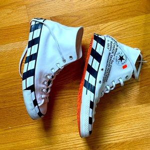 Off White Converse Chuck Taylors mens 11.5 w box